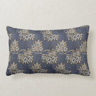 Vintage William Morris Tulpe und Weide Lendenkissen
