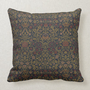 Vintage William Morris Veilchen und Akelei Kissen