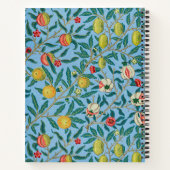 Vintage-William-Morris-Vier-Früchte-Muster Notizblock (Rückseite)