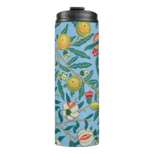 Vintage-William-Morris-'Vier-Früchte'-Muster  Thermosbecher