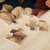 Vintage-William-Morris-Vogel-Laub-Kunst Puzzle (Seite)