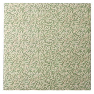 Vintage William Morris Weidenzweig Fliese
