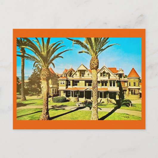 Vintage Winchester Mystery House Postkarte (Vorderseite)
