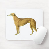 Vintage Windhund-Illustration Mousepad (Mit Mouse)