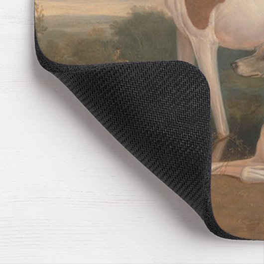 Vintage Windhunde Mousepad (Ecke)