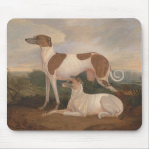Vintage Windhunde Mousepad