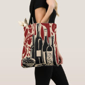 Vintage Wine Tote Bag Tasche (Von Nahem)
