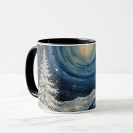 Vintage Winter Christmas Escape Tasse