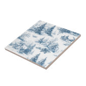 Vintage Winter Toile de Jouy - Classic Christmas Fliese (Seite)