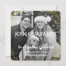 Vintage Winter-Weihnachts-Eleganz Personalisiert