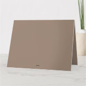 Vintage Winter Wonderland Personalized Holiday Karte (Rückseite)