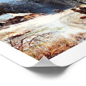 Vintage Winterbilder Poster (Ecke)