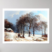 Vintage Winterbilder Poster (Vorne)