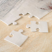 Vintage Winterferien mit Pferd und Kutsche Puzzle (Seite)