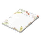 Vintage Winterfoliage Notizblock (Rotiert)