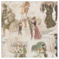 Vintage Winterfreudenszenen