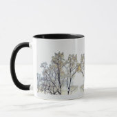 Vintage Winterkaffee-Tasse Tasse (Links)