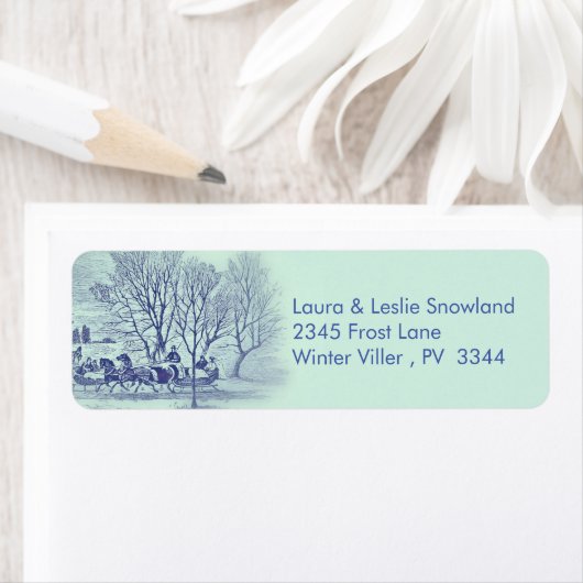 Vintage Winterlandschaft (Insitu)