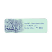 Vintage Winterlandschaft (Vorne)