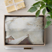 Vintage Wintermauer Seidenpapier (Geschenk)