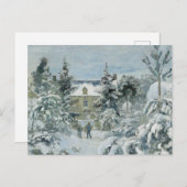 Vintage Winterpostkarte Postkarte (Vorne/Hinten)