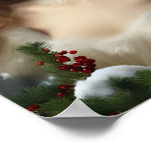 Vintage Winterruhe Poster (Ecke)