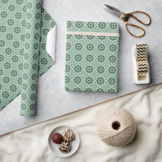 Vintage-Wintersterne-Geschenkpapier Geschenkpapier