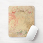 Vintage Wirbel Floral Mousepad (Mit Mouse)
