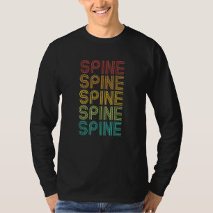 Vintage-Wirbelsäulen-Grafik Chiropraktiker T-Shirt