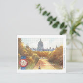 Vintage Wisconsin-Hauptstadt mit Siegel Postkarte (Stehend Vorderseite)