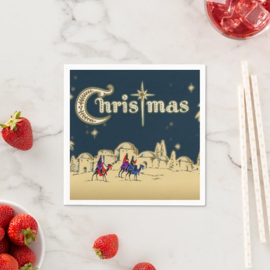 Vintage Wismen/Wüste Serviette (Beispiel)