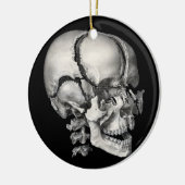 Vintage Wissenschaft menschliche Anatomie, antiker Keramik Ornament (Links)