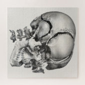 Vintage Wissenschaft menschliche Anatomie, antiker Puzzle (Horizontal)