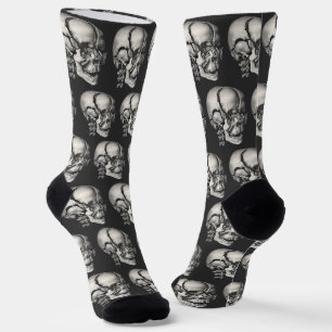 Vintage-Wissenschaft Menschliche Anatomie, Antiker Socken