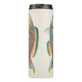 Vintage wissenschaftliche Illustration Thermosbecher (Rückseite)