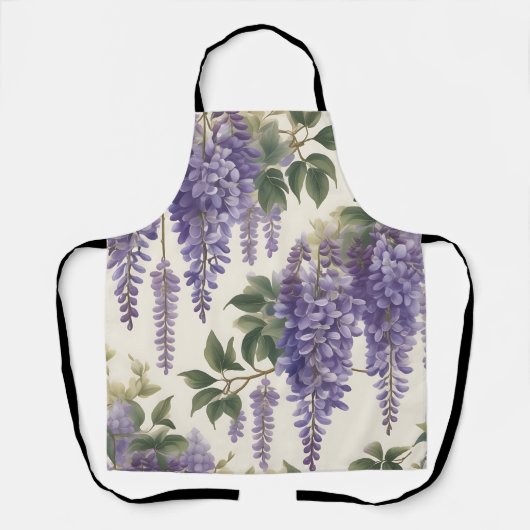 Vintage Wisteria Schürze (Vorderseite)