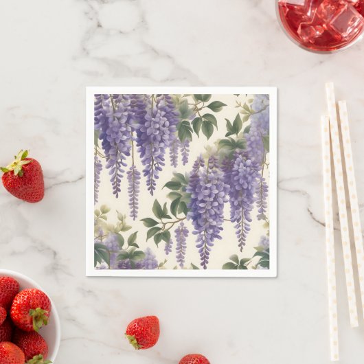 Vintage Wisteria Serviette (Beispiel)