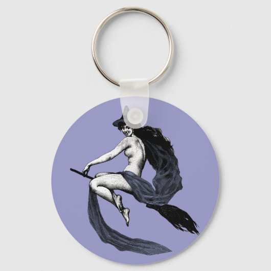 Vintage Witch Schlüsselanhänger (Vorderseite)