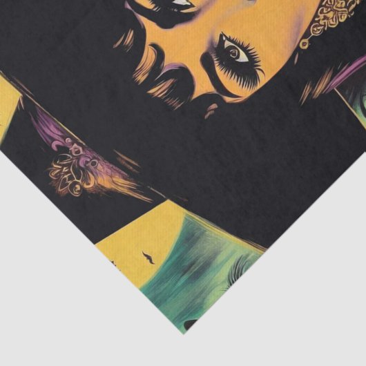 Vintage Witch Seidenpapier (Ausschnitt)