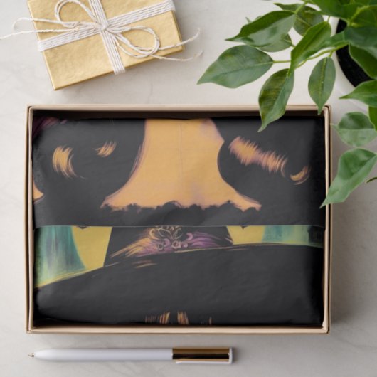 Vintage Witch Seidenpapier (Geschenk)