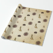 Vintage-Witchcore-Halloween-Geschenkpapier Geschenkpapier (Ungerollt)