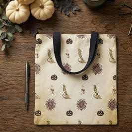 Vintage-Witchcore-Herbstmuster-Tasche Tasche