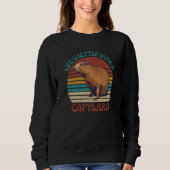 Vintage With A Capybara Rodent Sweatshirt (Vorderseite)