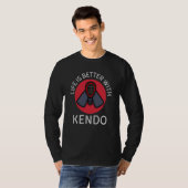 Vintage  With Kendo  Retro T-Shirt (Vorne ganz)