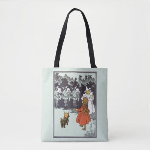 Vintage Wizard of Oz Dorothy Toto Glinda Munchkins Tasche