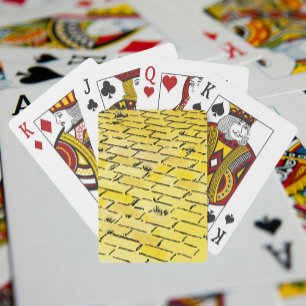 Vintage Wizard of Oz Gelbe Ziegelstraße von Denslo Spielkarten