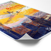 Vintage Woche Reiseplakat Poster (Ecke)