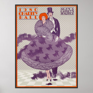 Vintage Wohltätigkeit-Werbeplakat Poster