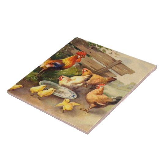 Vintage Wohngestaltung Fliese (Seite)