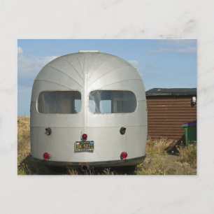 Vintage-Wohnwagen-Postkarte Postkarte